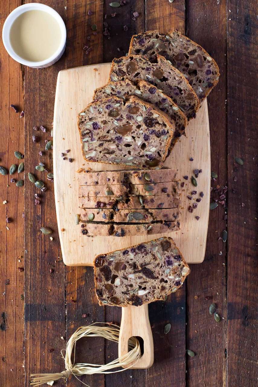 gluten free nut & fruit bread recipe | Jessica Cox
