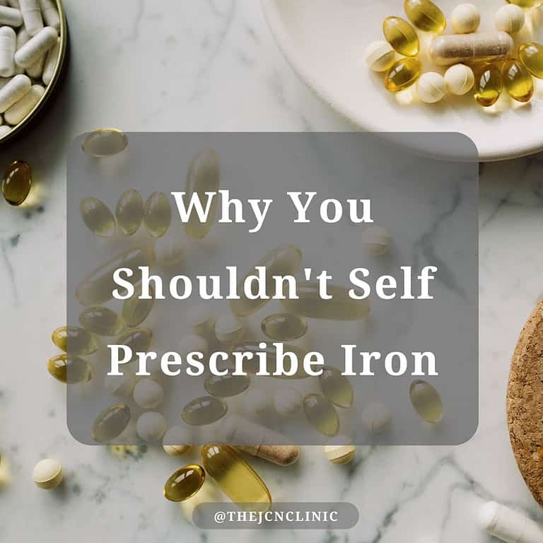 Why You Shouldn't Self Prescribe Iron
