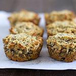 apple, ginger and walnut muffins
