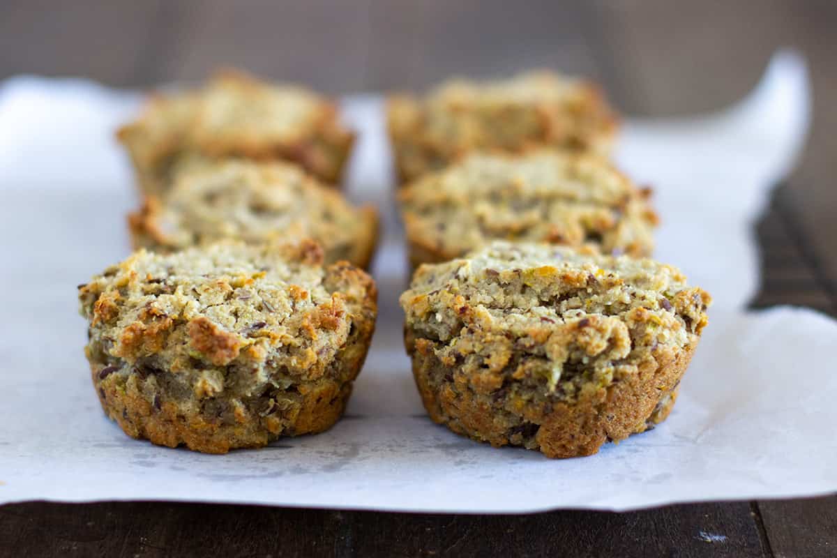 Apple Ginger Walnut Muffins