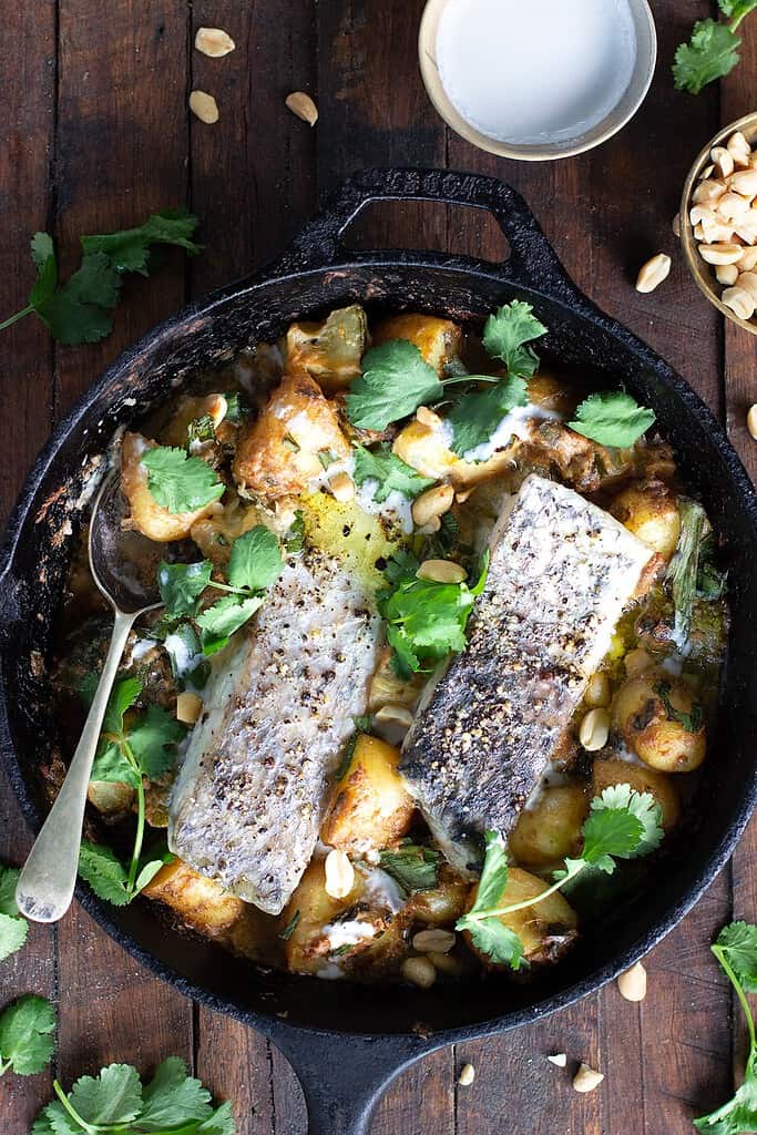 Baked One Pot Fish Curry Low Fodmap