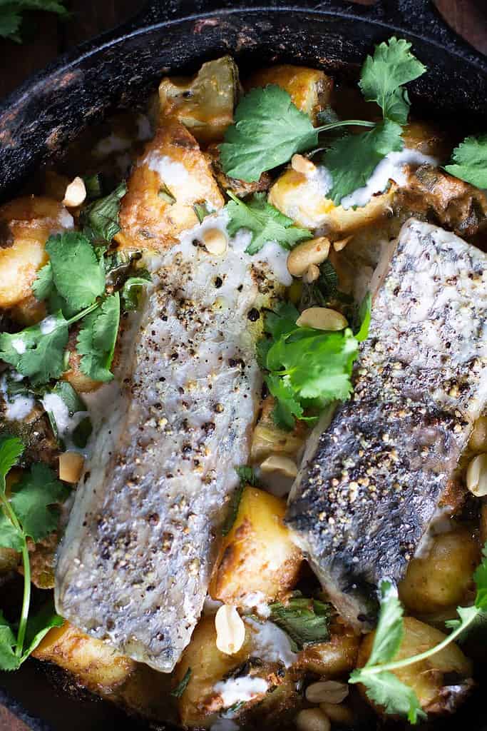 Baked One Pot Fish Curry Low Fodmap