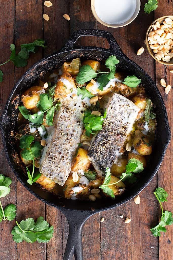 Baked One Pot Fish Curry Low Fodmap