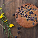 blueberry & almond teacake