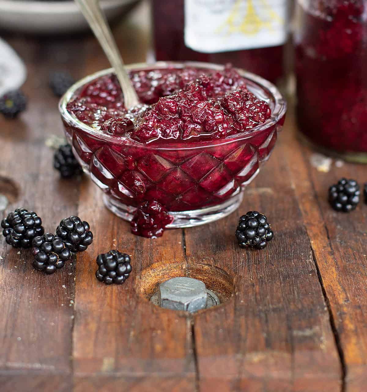 sugar free blackberry compote recipe Jessica Cox