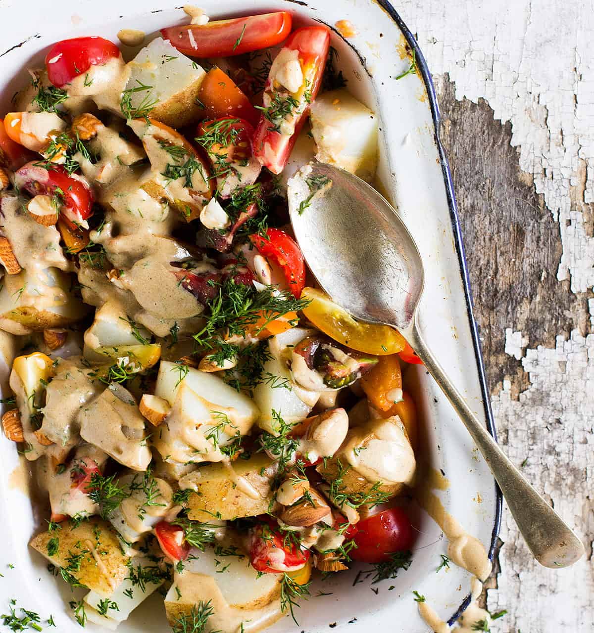 creamy vegan potato salad