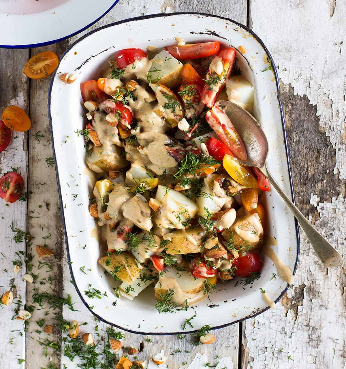 creamy vegan potato salad