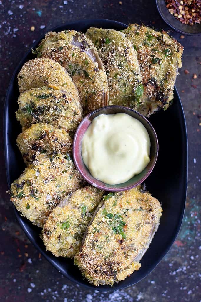 Crumbed Eggplant