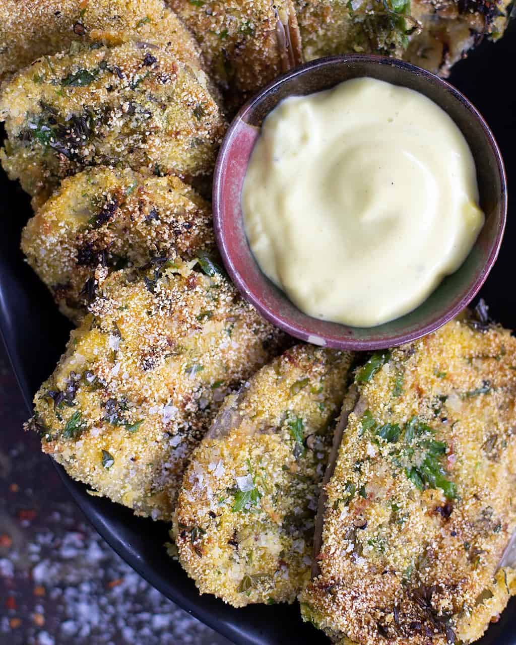 crumbed eggplant recipe Jessica Cox