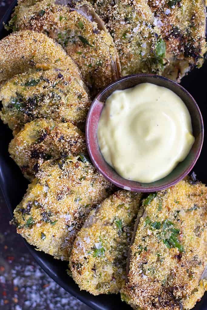 Crumbed Eggplant