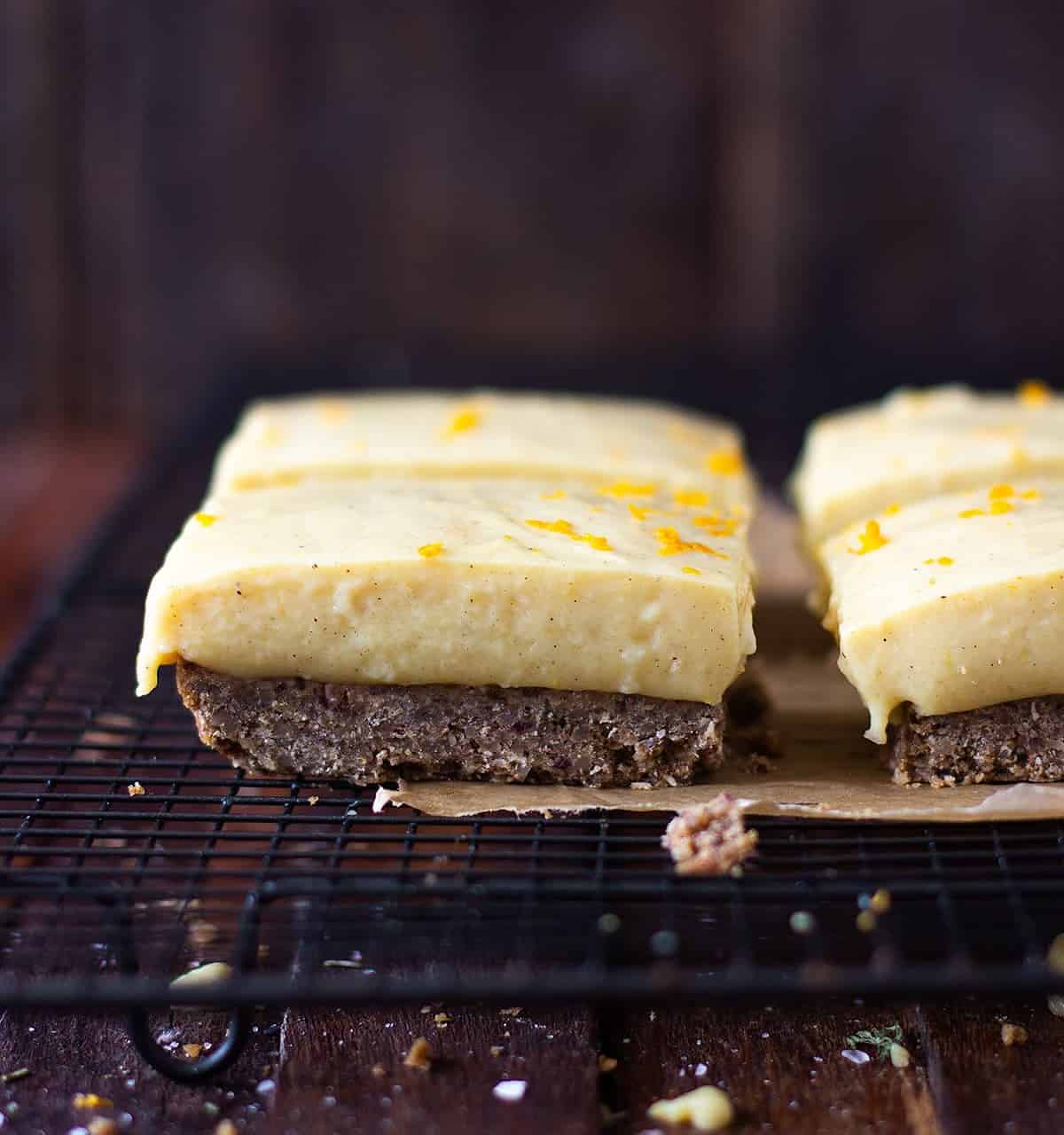 healthy dairy free lemon slice 