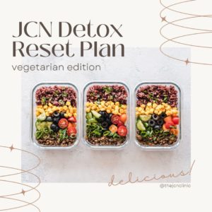 The JCN Detox Reset Plan Vegetarian Edition