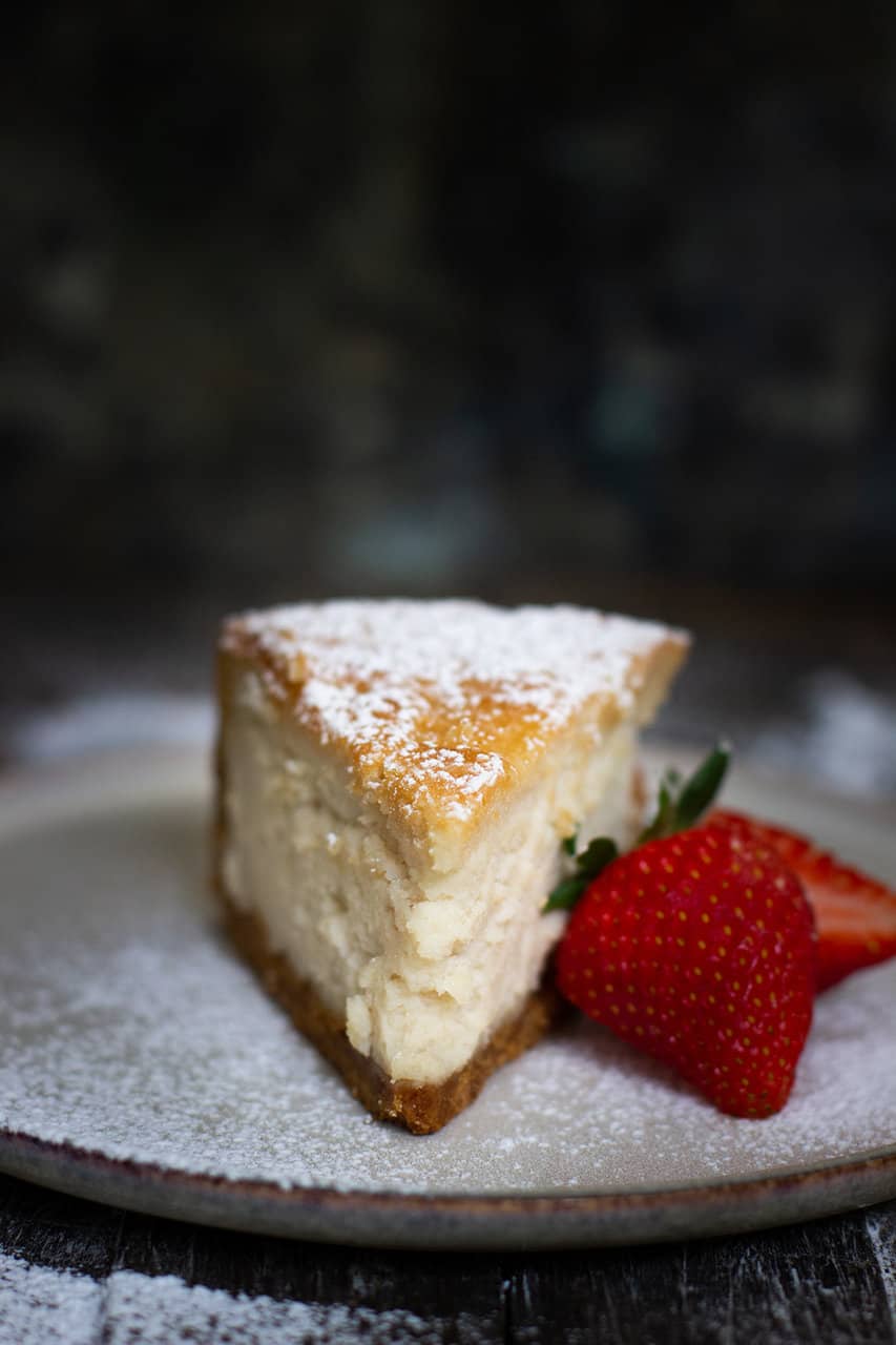 The Best Baked Cheesecake (gluten & dairy free) recipe | Jessica Cox