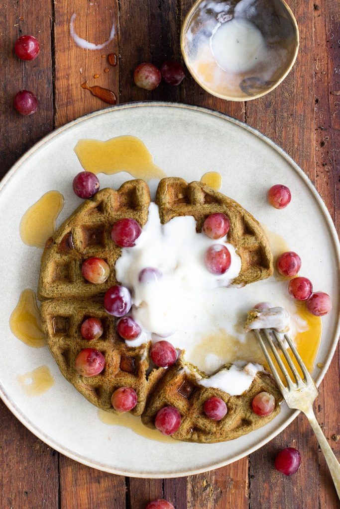 gluten free vegan waffles