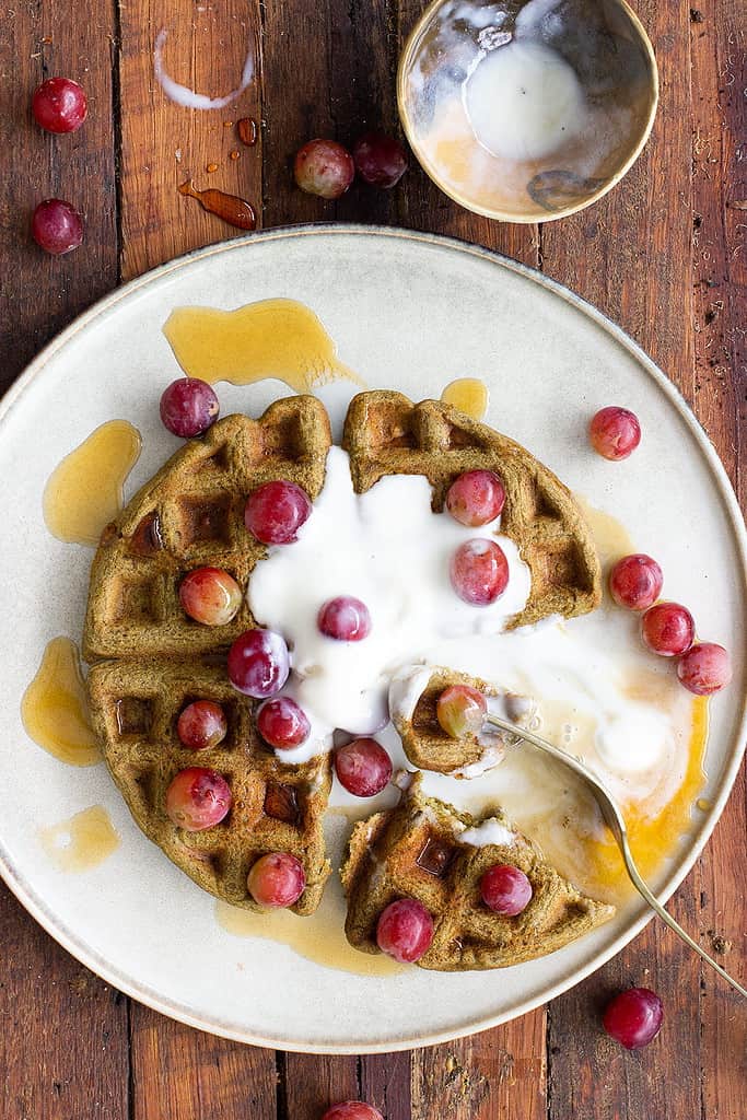 gluten free vegan waffles