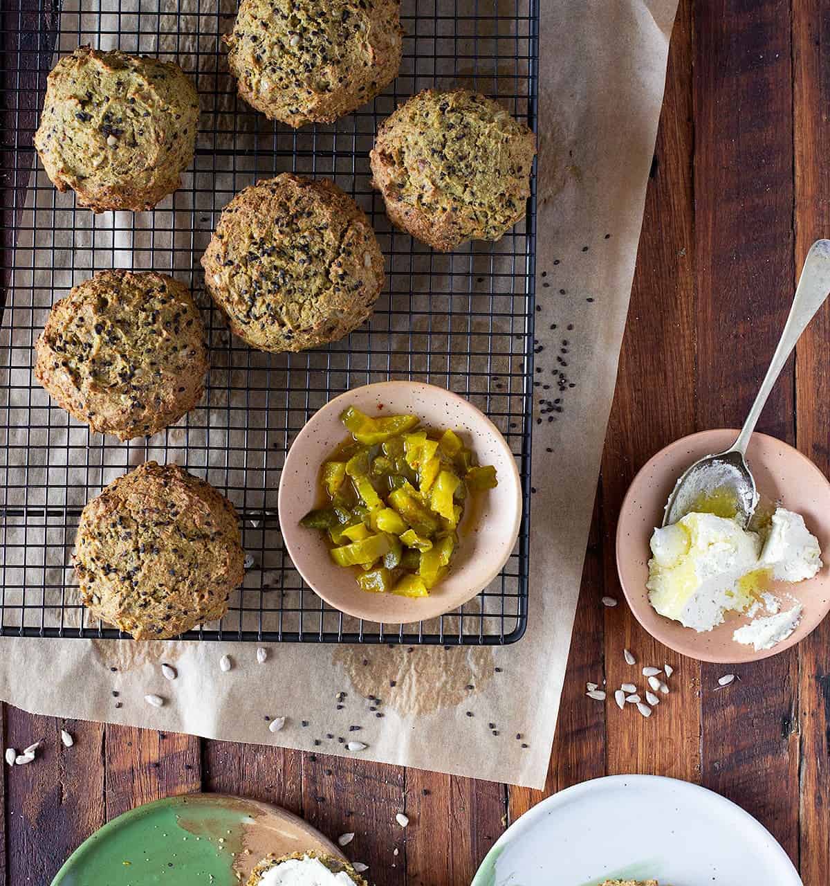 gut friendly cheesy rolls