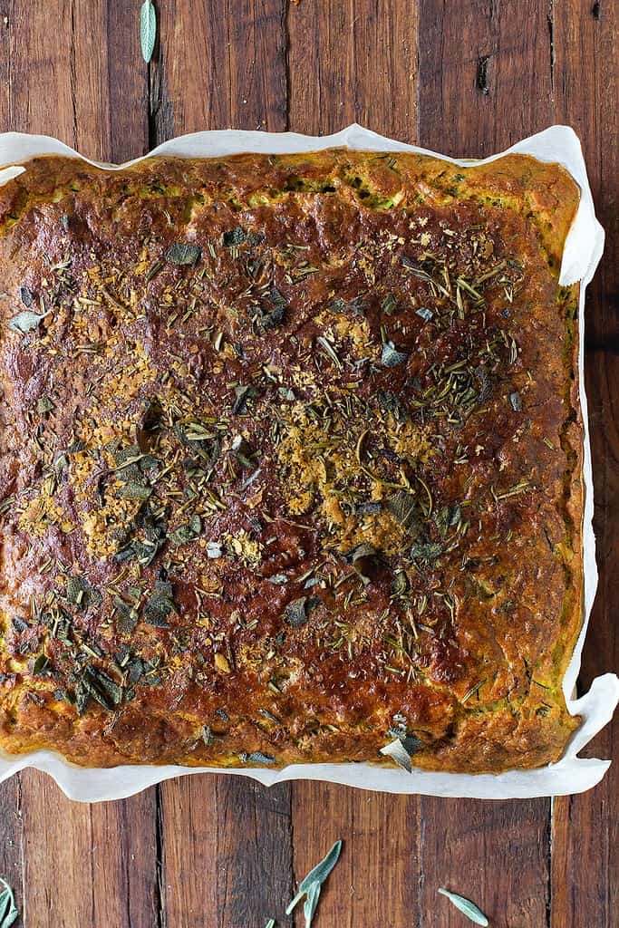 Herbed Zucchini Slice
