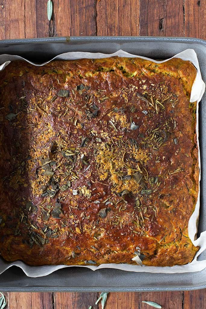 Herbed Zucchini Slice