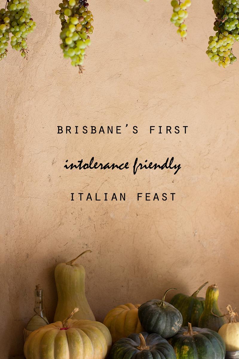 jessica cox | brisbane's first intolerance friendly italian feast