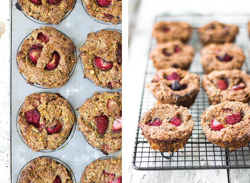 strawberry & brazil nut muffins | jessica cox 