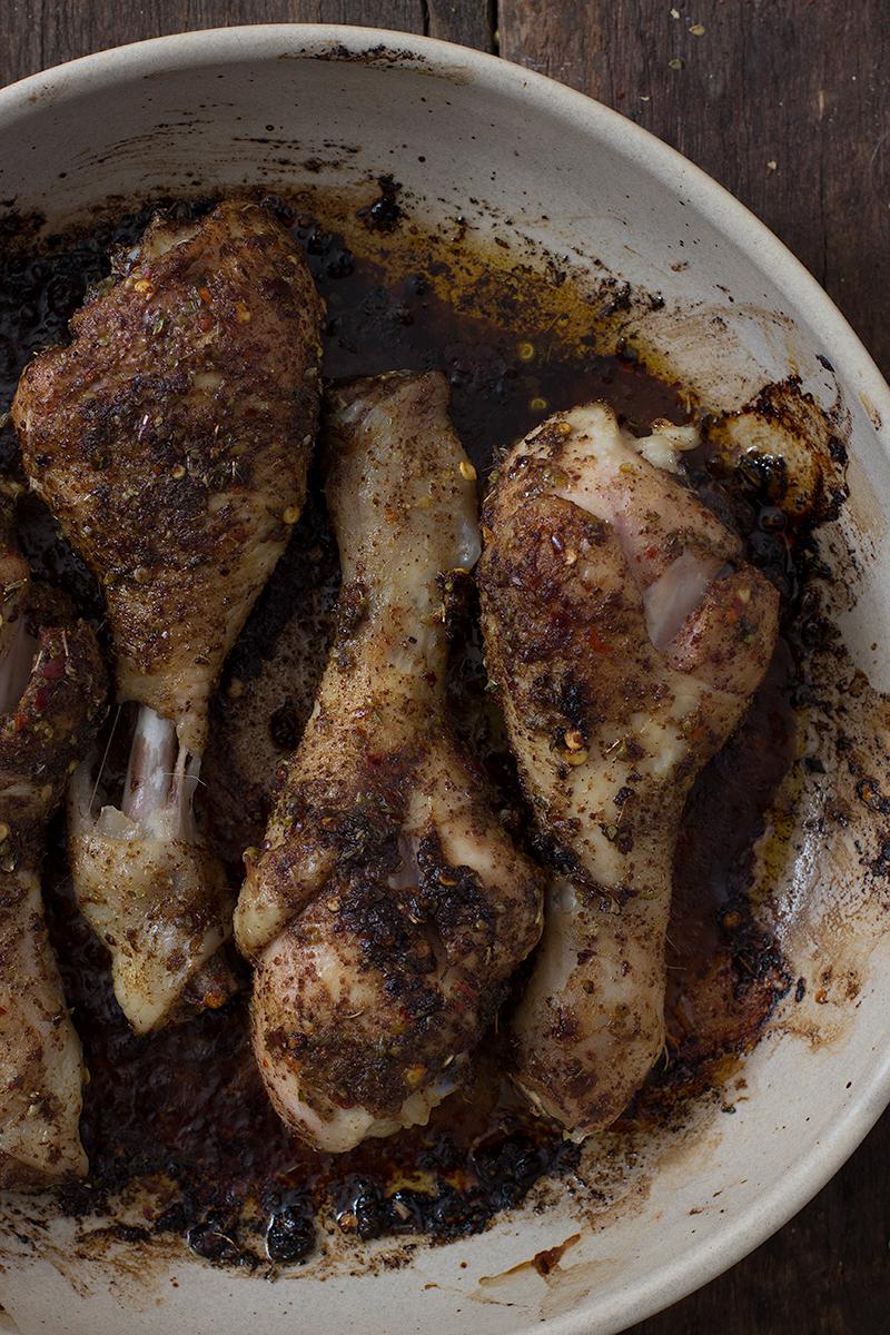 jessica cox | spicy sticky chicken drumsticks