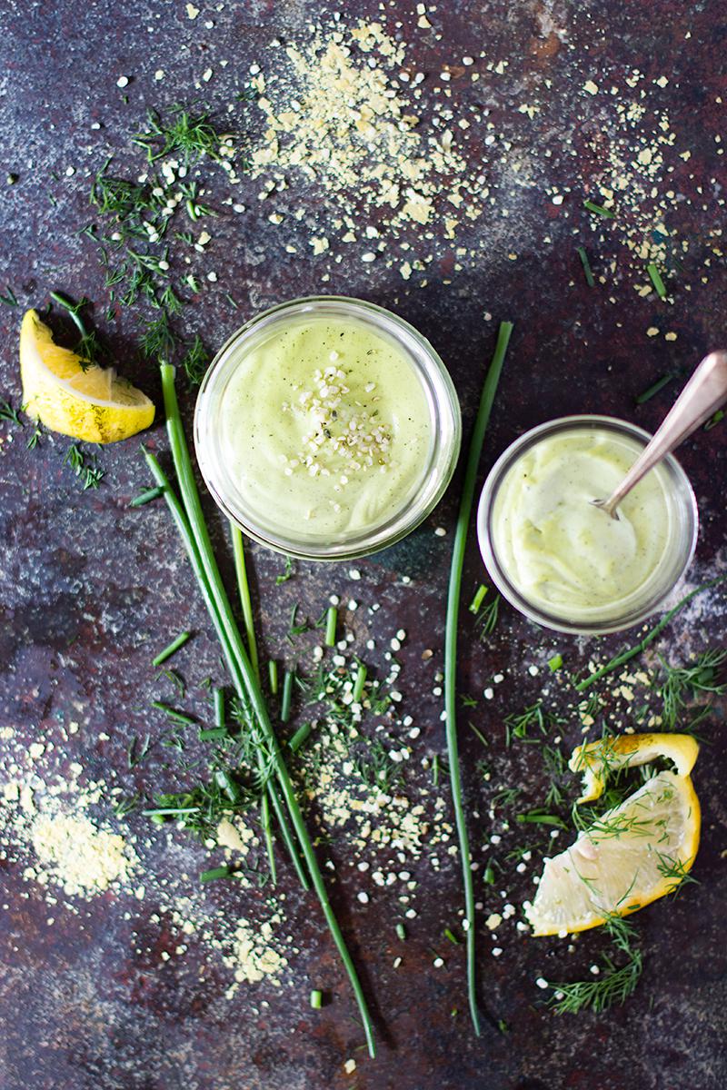 jessica cox | cashew hemp cheese w dill & chives (fodmap friendly)