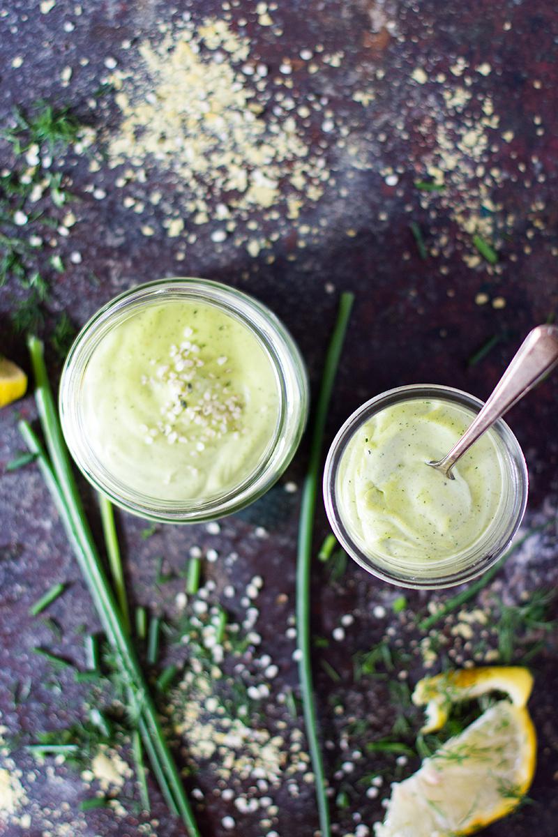 jessica cox | cashew hemp cheese w dill & chives (fodmap friendly)