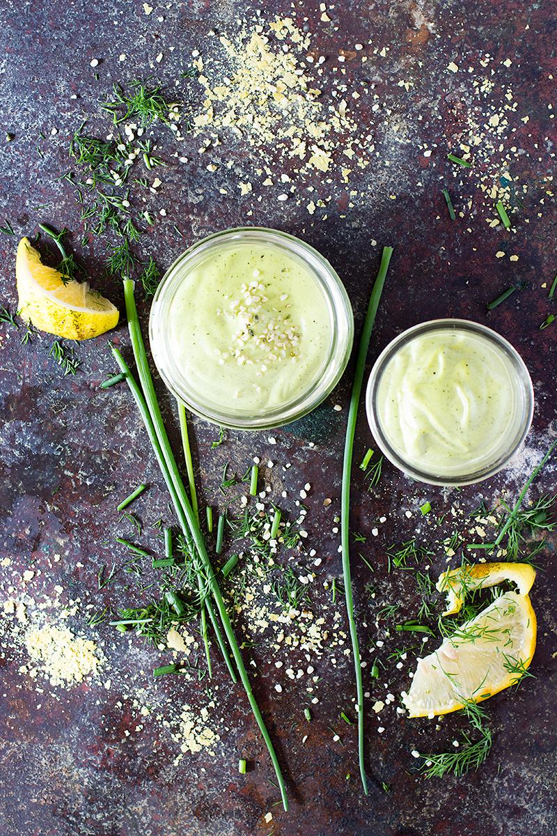 jessica cox | cashew hemp cheese w dill & chives (fodmap friendly)