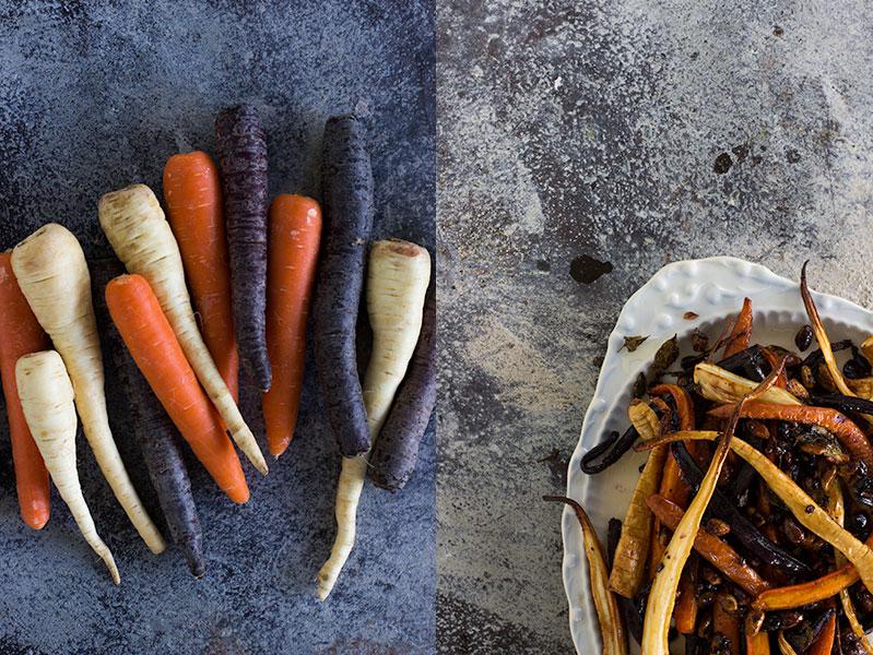 maple roasted carrots & parsnips