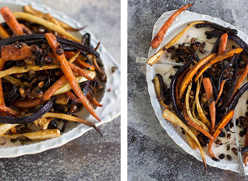 maple roasted carrot & parsnips