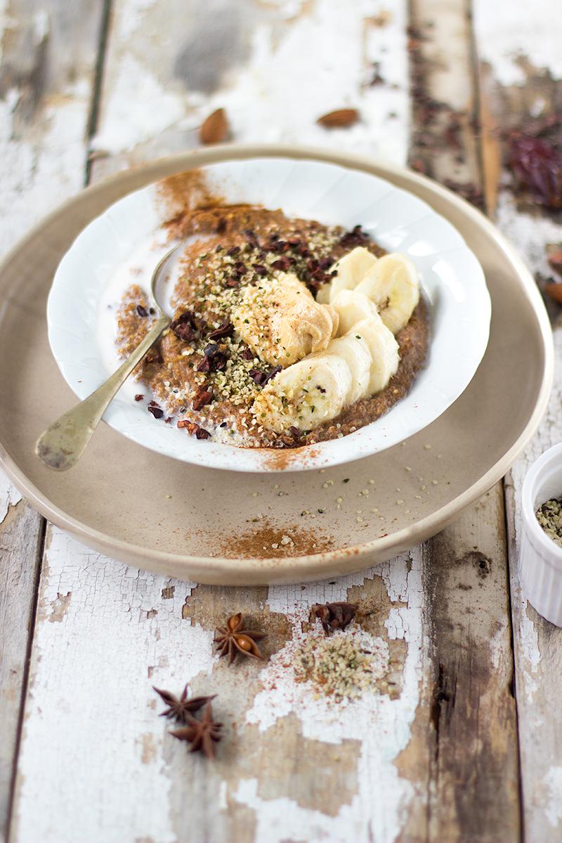 jessica cox | spiced chai millet porridge