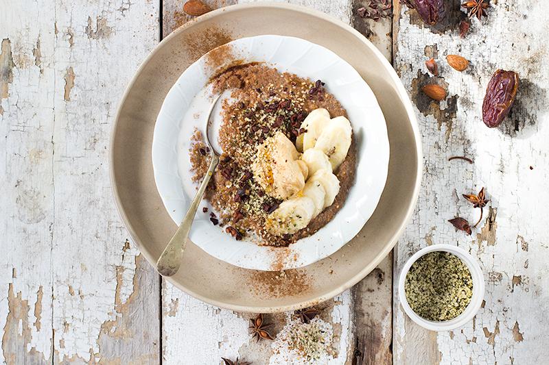 jessica cox | spiced chai millet porridge