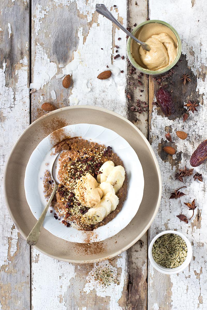 jessica cox | spiced chai millet porridge