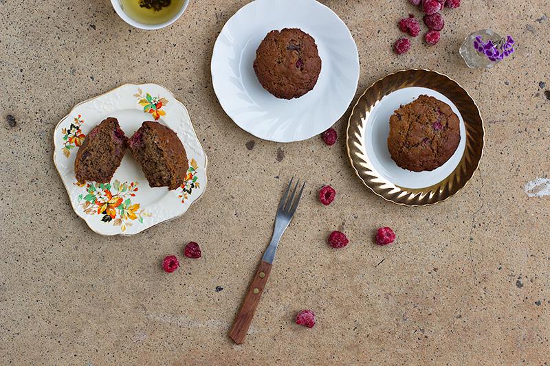 jessica cox | raspberry chocolate chip muffins