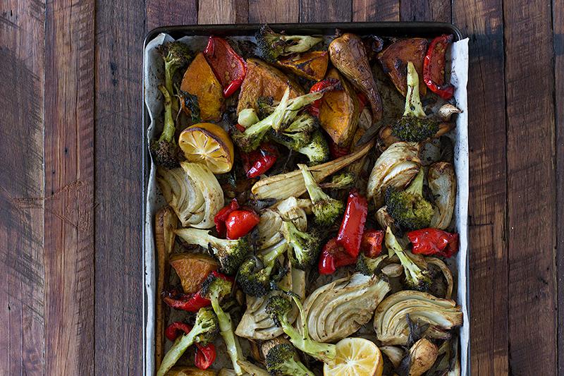 jessica cox | easy meal prep with roast vegetables