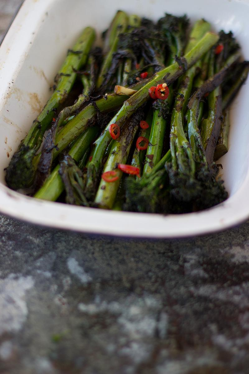 jessica cox | pan fried tamari & sesame broccolini