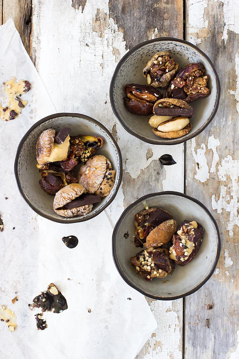 jessica cox | nut butter stuffed dates & figs + how to incorporate dessert