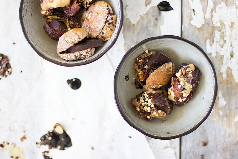 jessica cox | nut butter stuffed dates & figs + how to incorporate dessert