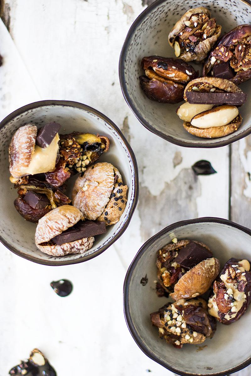 jessica cox | nut butter stuffed dates & figs + how to incorporate dessert