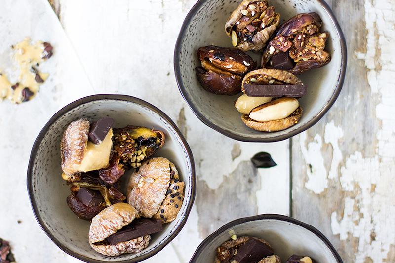 jessica cox | nut butter stuffed dates & figs + how to incorporate dessert