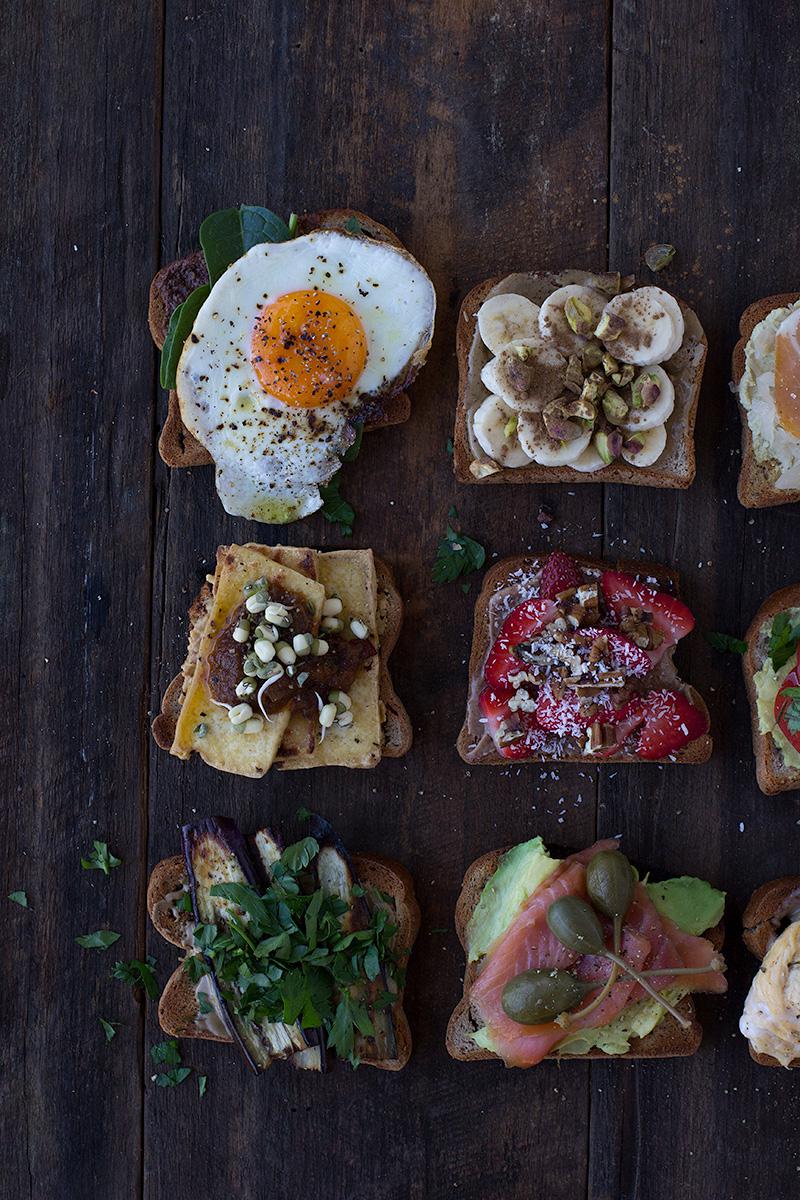 healthy toast toppings