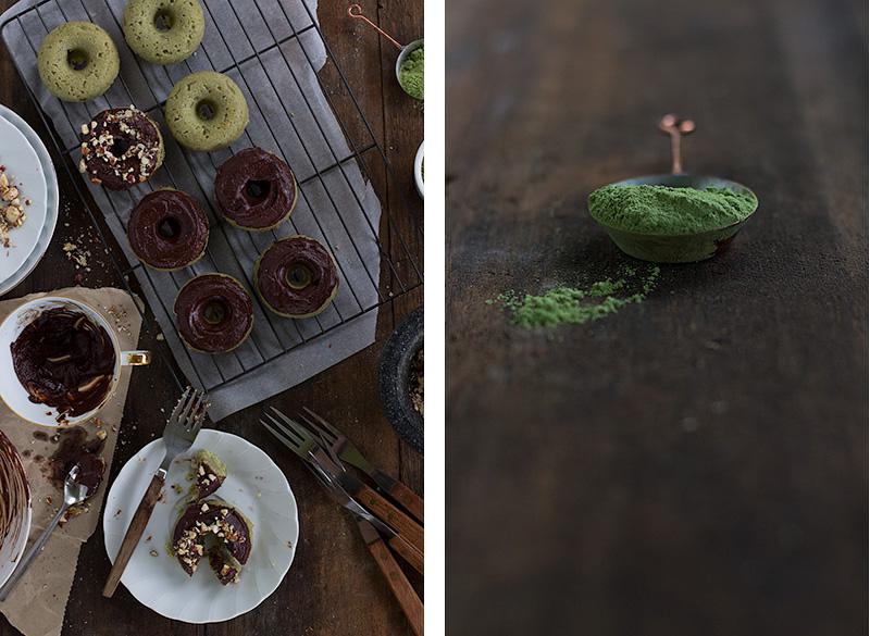 wheatgrass baked doughnuts w chocolate ganache | jessica cox