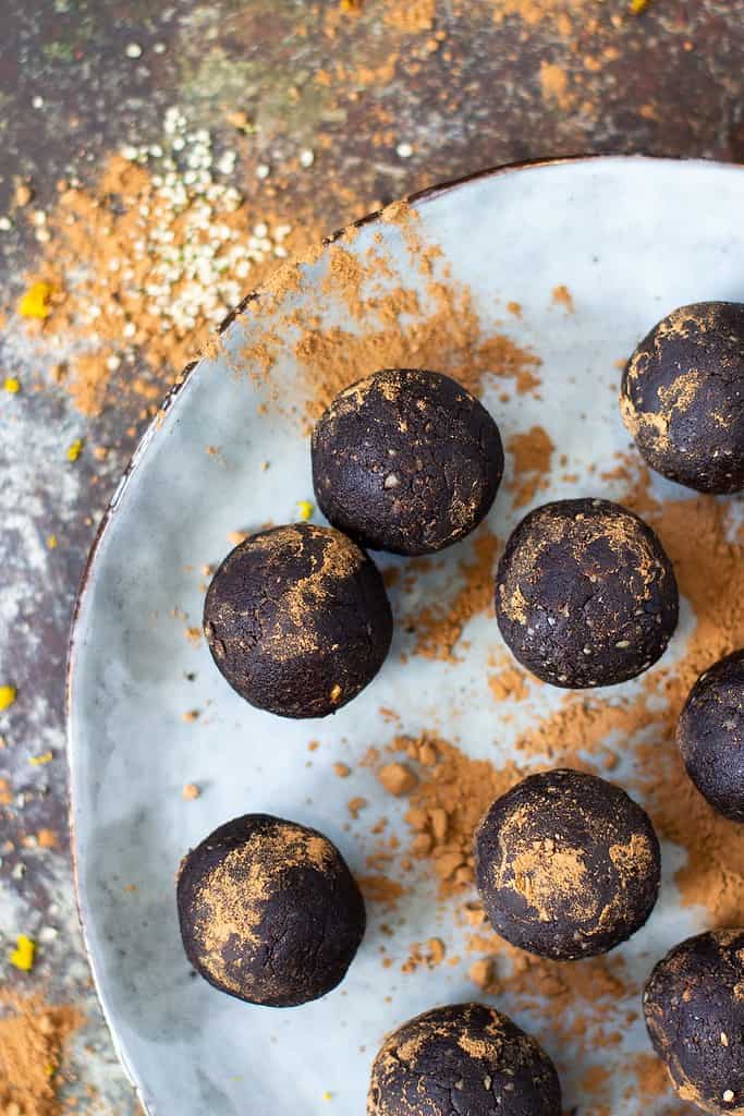 carob jaffa hemp protein balls recipe Jessica Cox