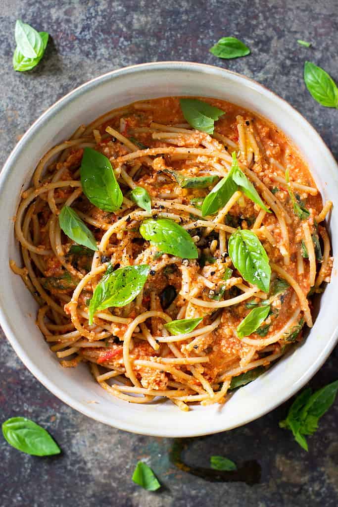 Roast Tomato Basil Pasta