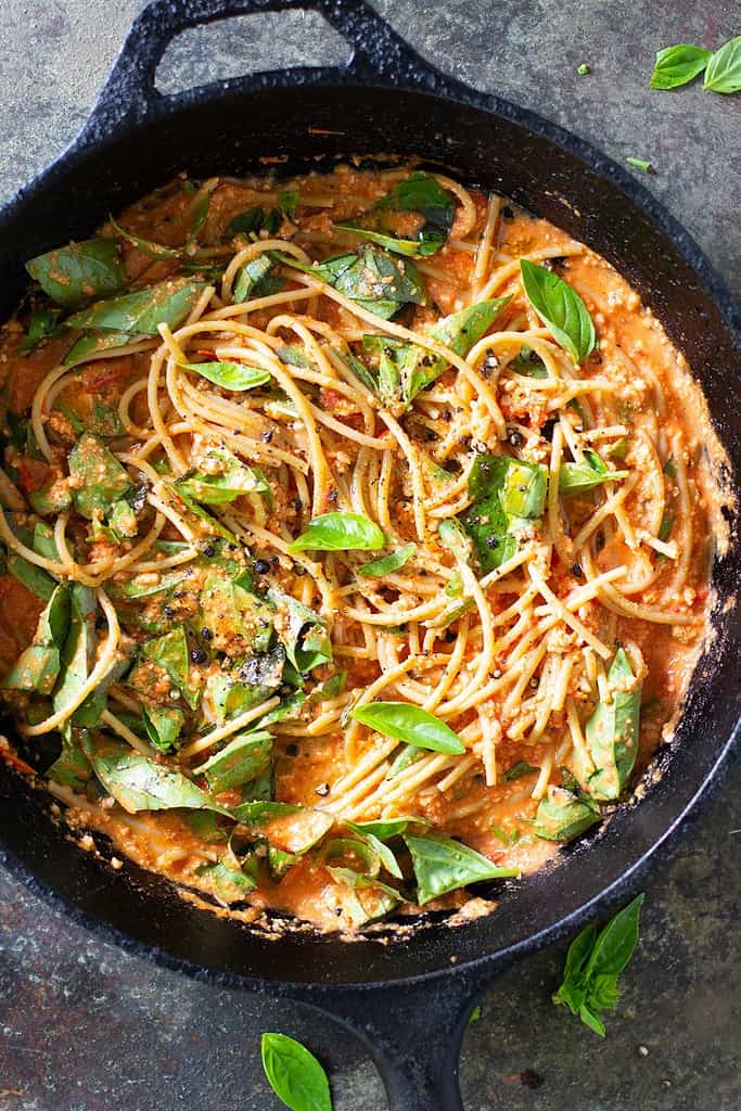 Roast Tomato Basil Pasta