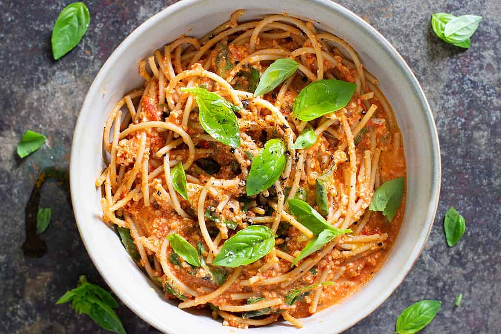 Roast Tomato Basil Pasta