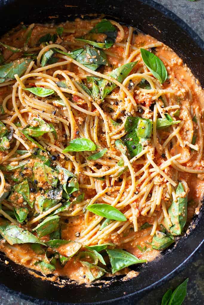 Roast Tomato Basil Pasta