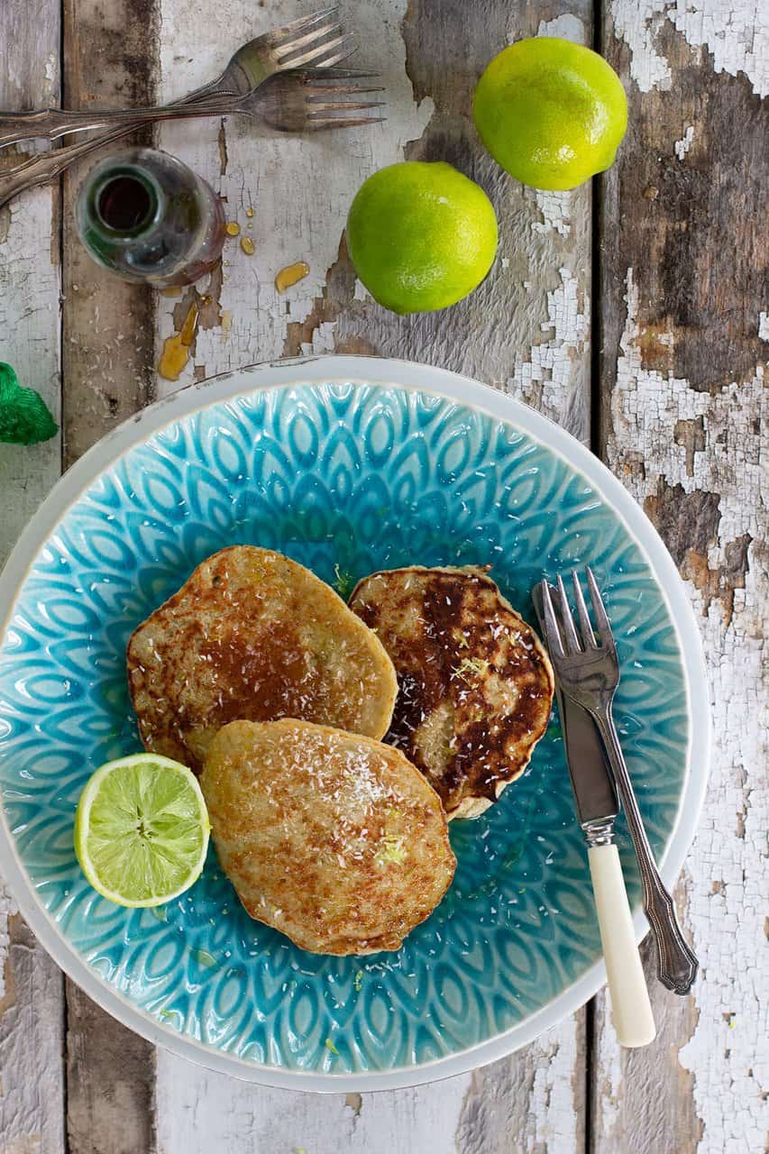 mojito cucumber pancakes w lime & maple + daffodil day recipe | Jessica Cox