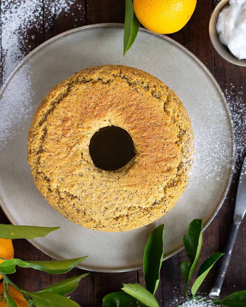 orange & poppy seed cake (gluten free vegan) recipe Jessica Cox