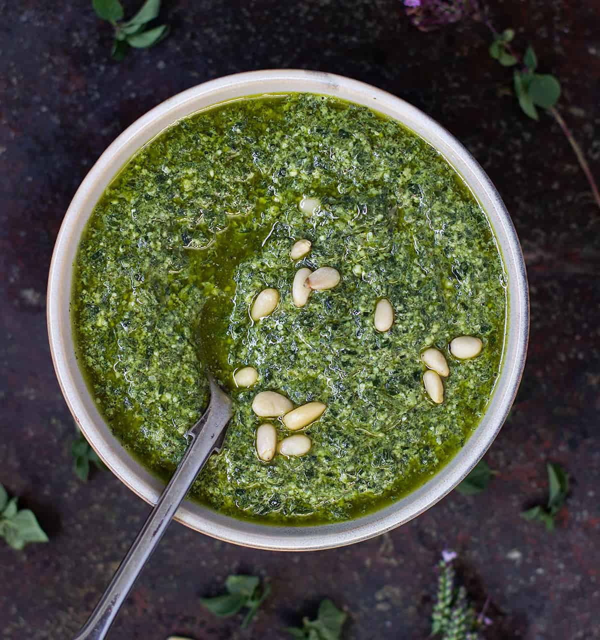 oregano basil pesto